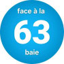 63 face à la baie