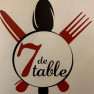 7 de table