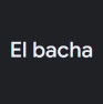 El bacha