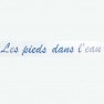 Les pieds dans l'eau