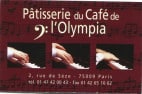 Pâtisserie du Café de l'Olympia