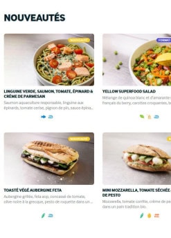 Menu Cojean - Les nouveautés