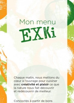 Menu Exki - Carte automne 2019 Paris Lyon - 1