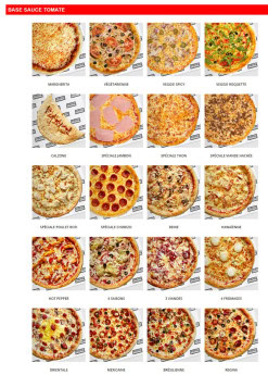 Menu Five Pizza Original - Base sauce originale