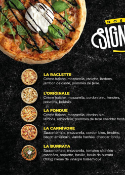Menu Five Pizza Original - Pizzas signatures