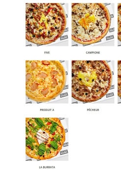 Menu Five Pizza Original - Base sauce tomate