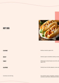 Menu Green is Better - Les hot dogs
