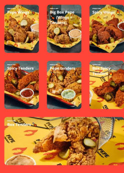 Menu Pepe Chicken - Poulet frit