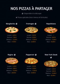 Menu Pizza Rustica - Pizzas 1