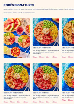 Menu Pokawa - Pokés signatures
