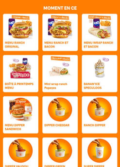 Menu Popeyes - Les offres