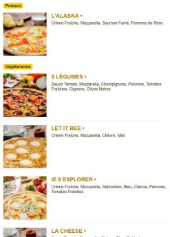 Menu Speed Rabbit Pizza - Les pizzas page 2