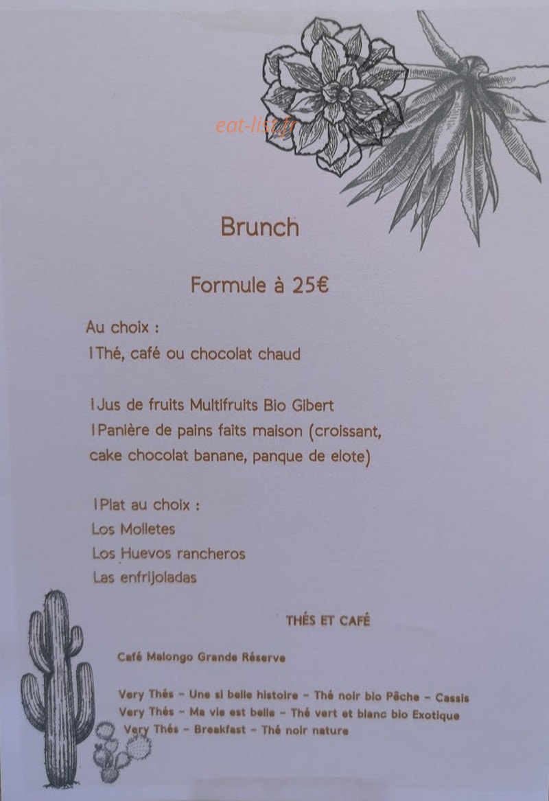 Agave — carte page 1