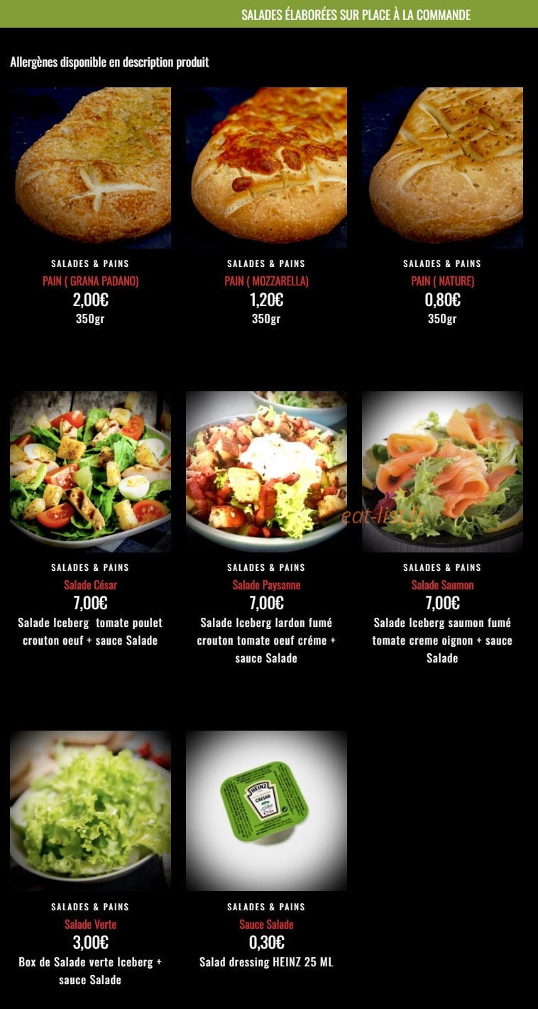 All Pizza & Pasta — carte page 4
