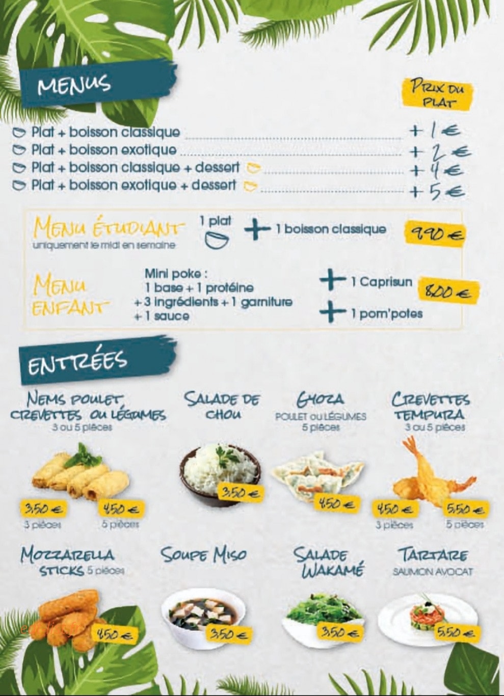 Aloha — carte page 2
