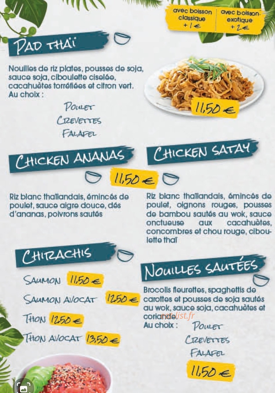 Aloha — carte page 5