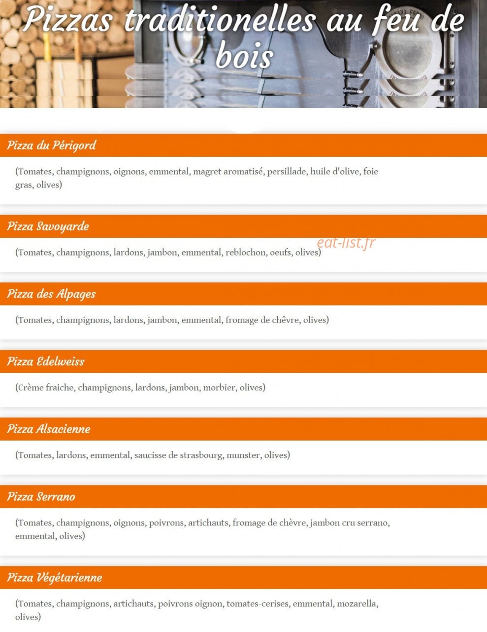 Au Comptoir des Viandes — carte page 6