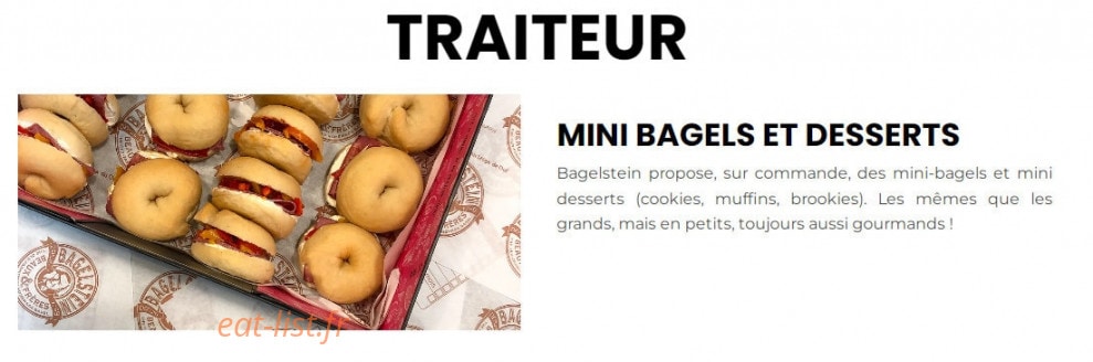 Bagelstein — carte page 10