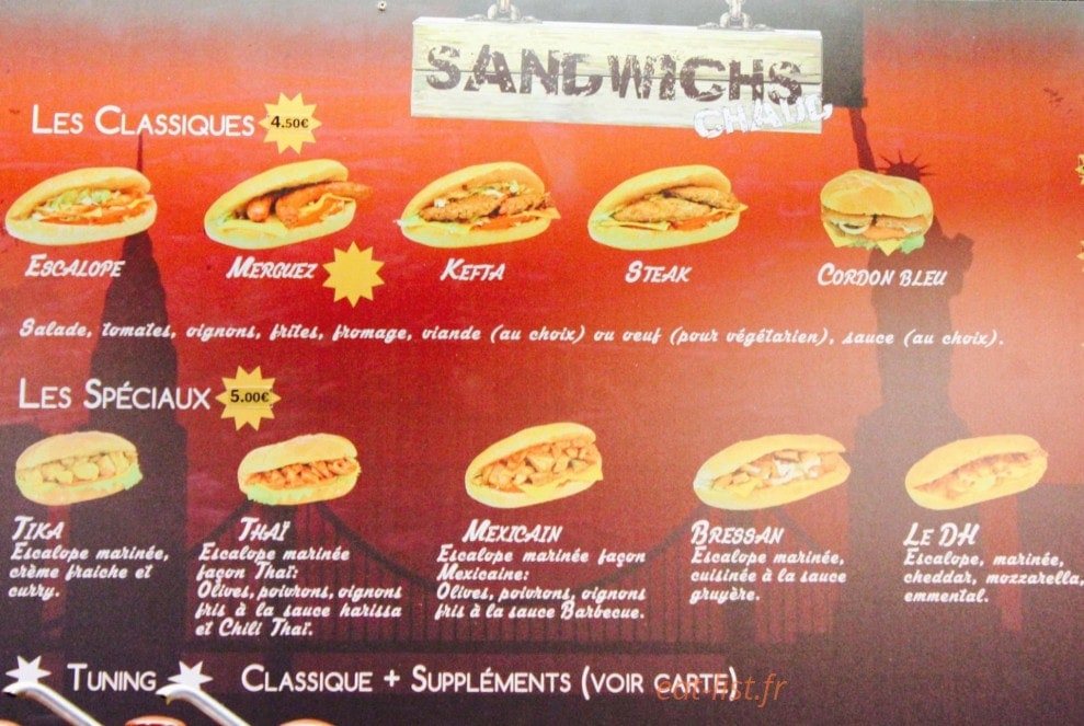 DH Burger — carte page 4