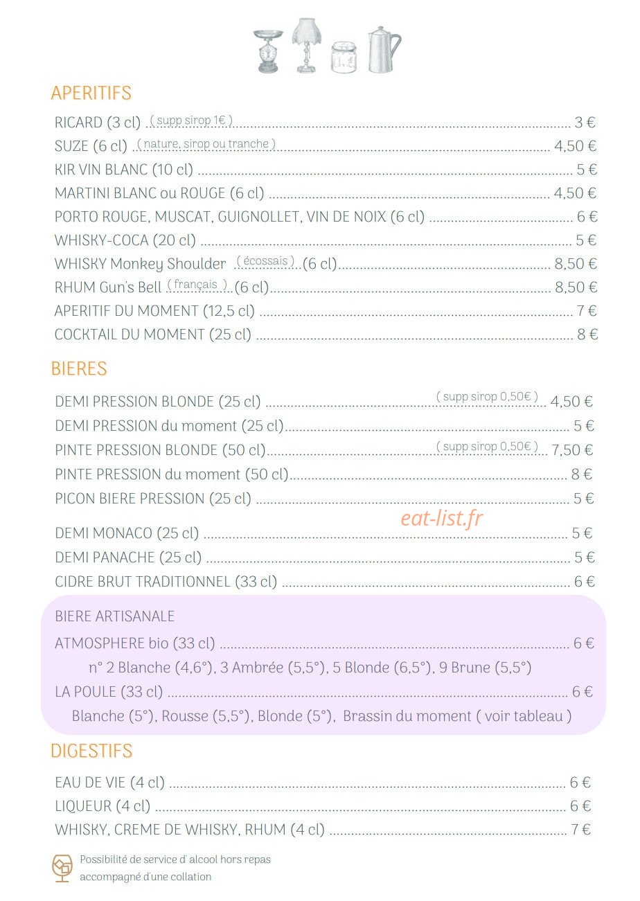 Ici Comme Chez Mémé — carte page 5