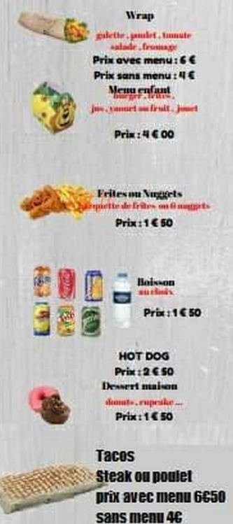 King Family Burger — carte page 4