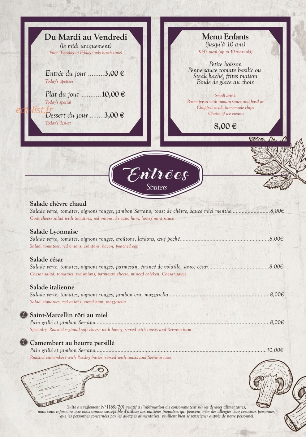 L'adresse — carte page 1