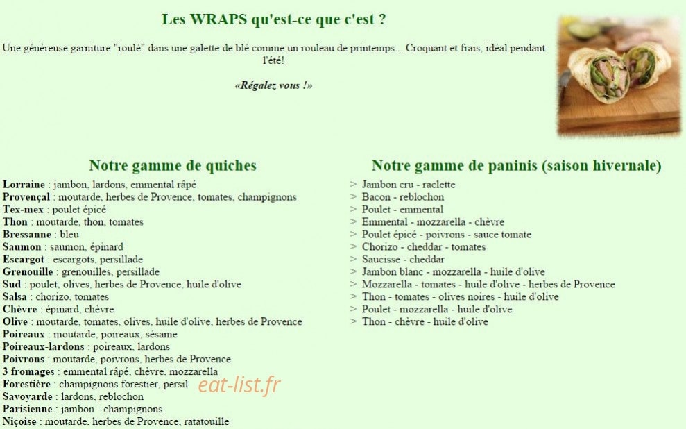 L'ami d'pain — carte page 4