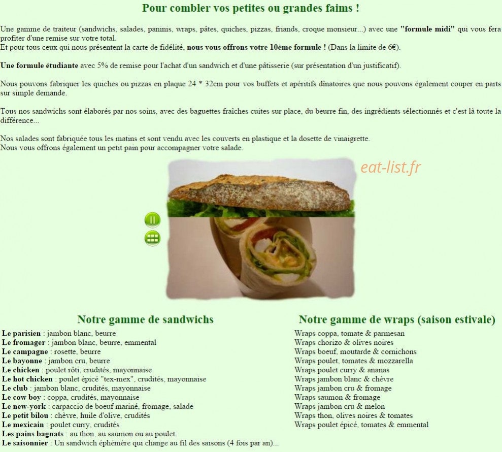 L'ami d'pain — carte page 3