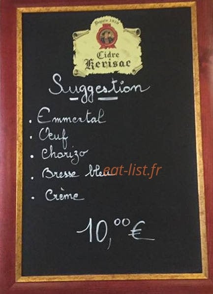 La Bigoudène — carte page 3