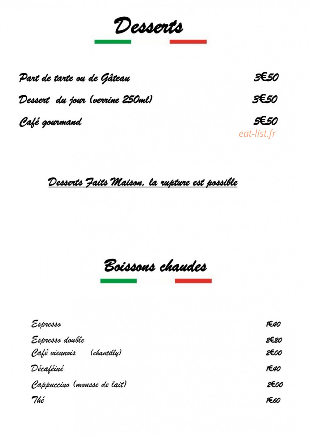 La Casa Mancini — carte page 6