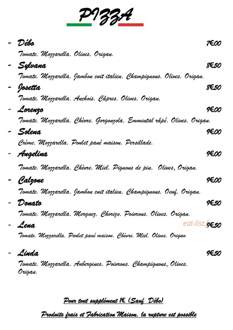 La Casa Mancini — carte page 2