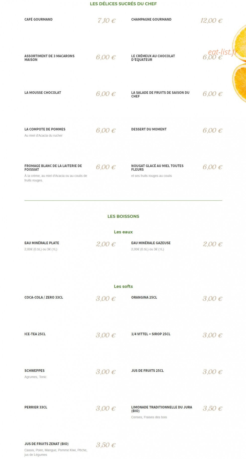 La Main Verte — carte page 2