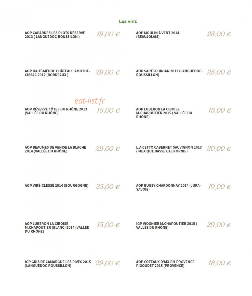 La Main Verte — carte page 3