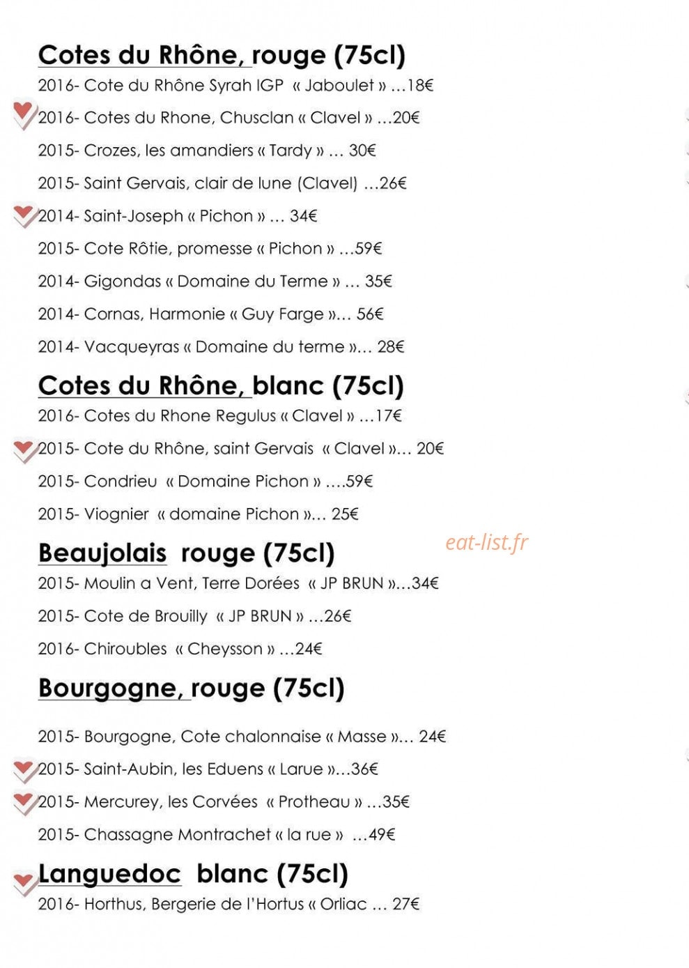 La Maison B — carte page 3