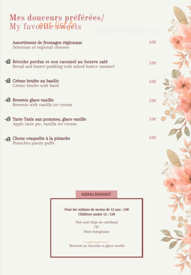 Le Chantecler — carte page 3