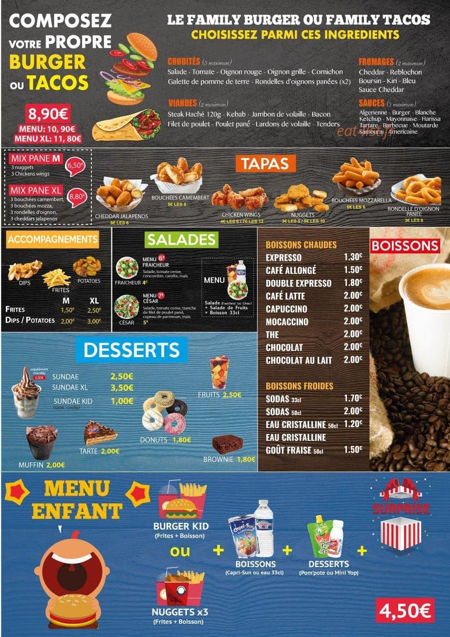 Le Family's — carte page 2