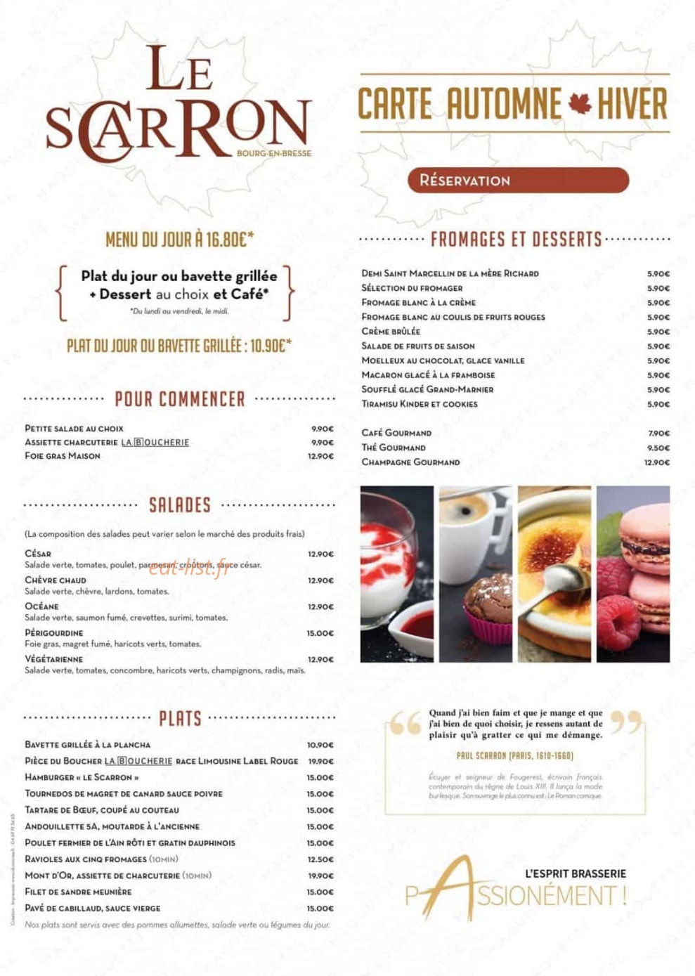 Le Scarron — carte page 1