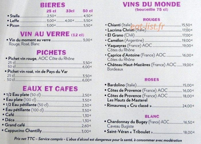 Le Zing — carte page 4