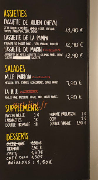 Les tontons burgers — carte page 2