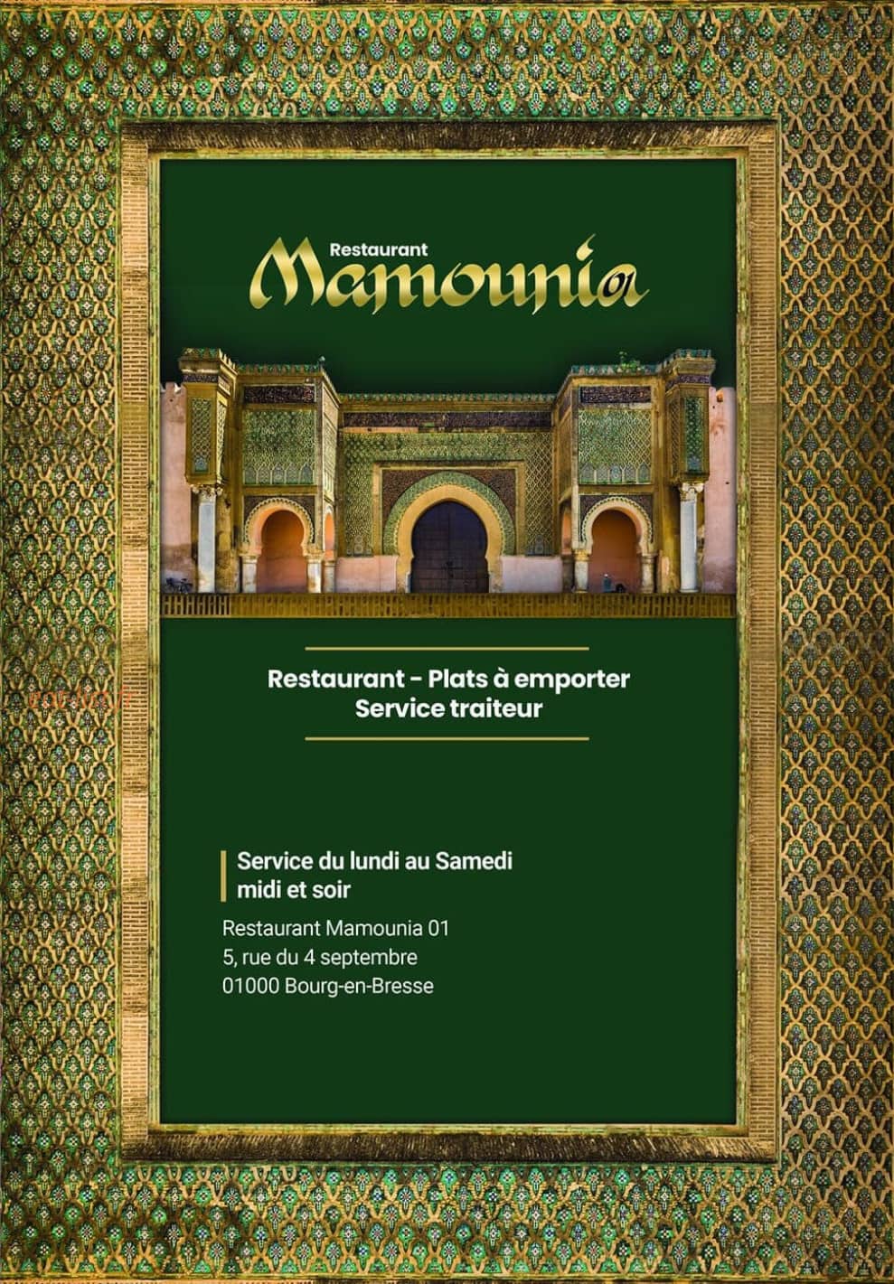 Mamounia — carte page 1