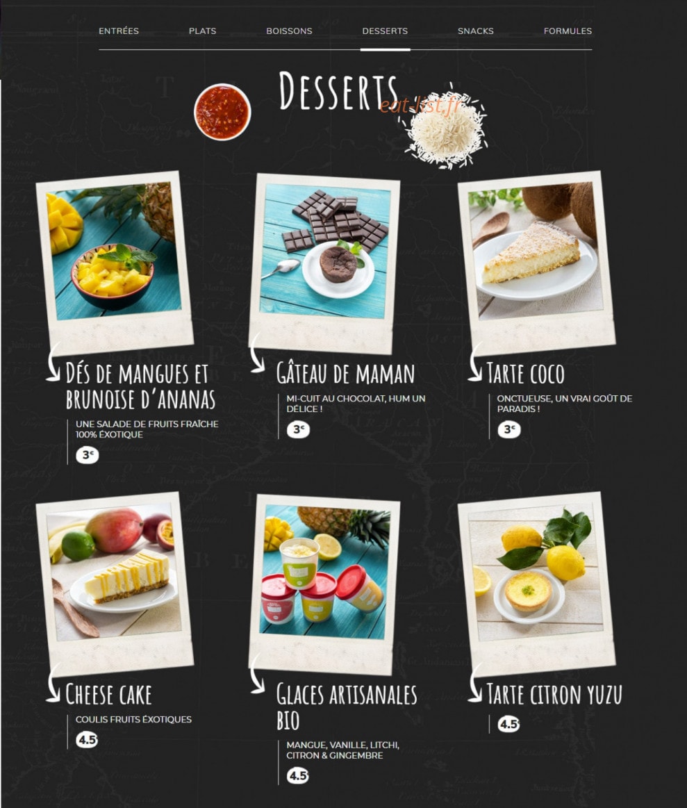 My Little Warung — carte page 4