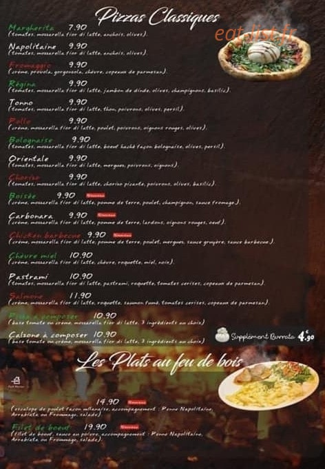 Pasta & Pizza — carte page 2