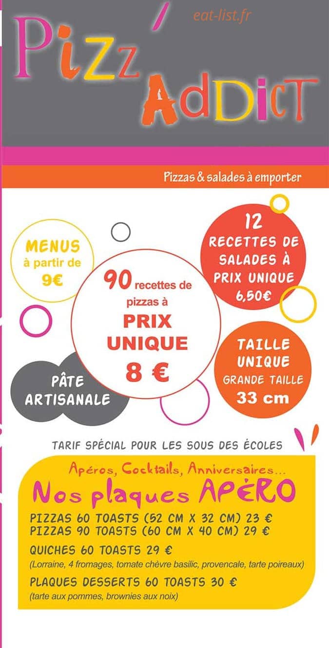 Pizz' Addict — carte page 6