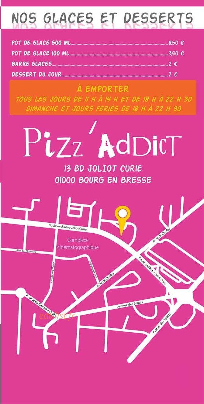 Pizz' Addict — carte page 5