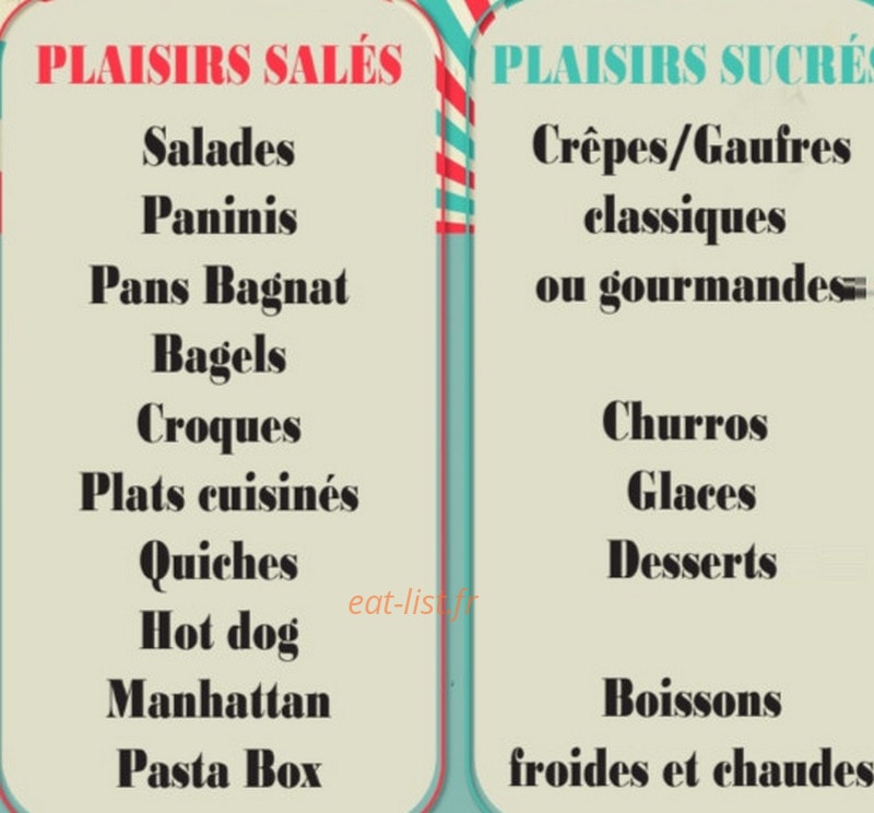 Plaisirs Gourmands — carte page 5