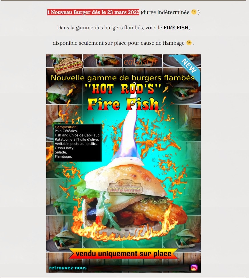 Rods Coffee — carte page 4