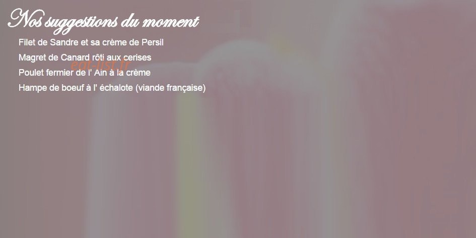 Table de Nadine — carte page 4