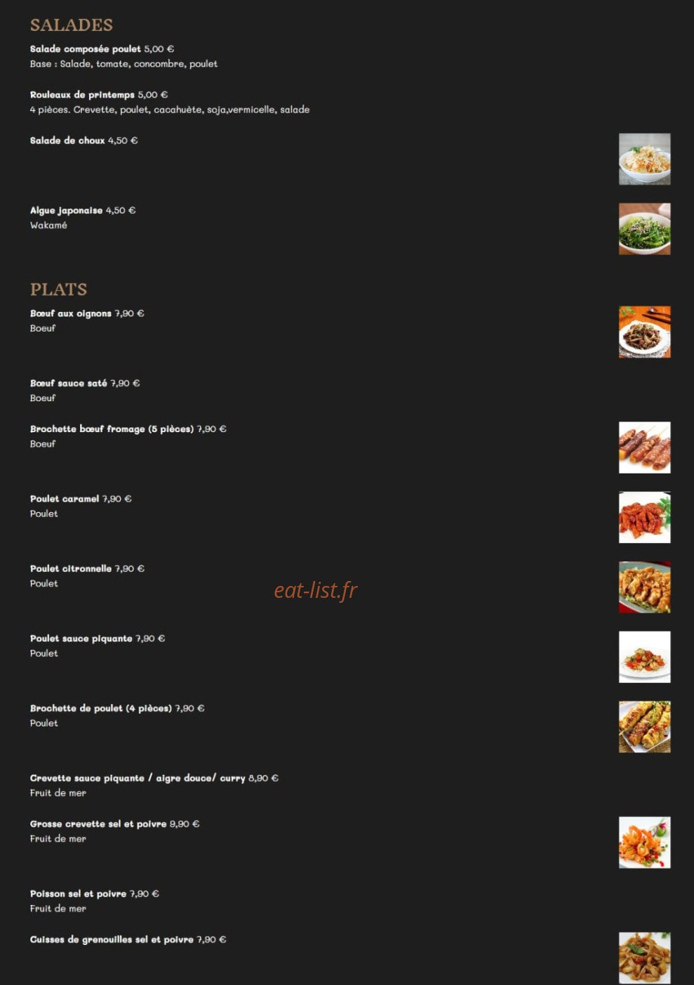 Wok Anna — carte page 3