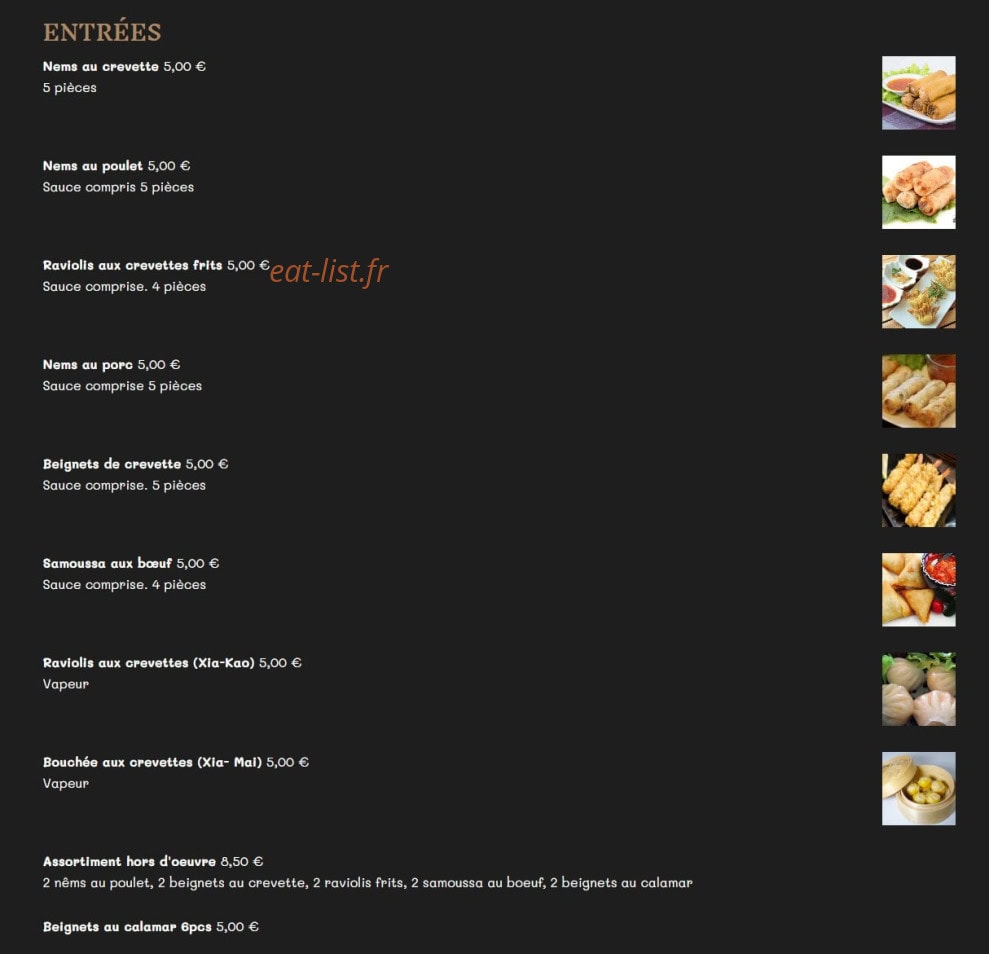 Wok Anna — carte page 2