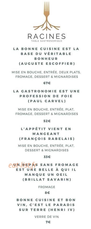 Racines — carte page 1